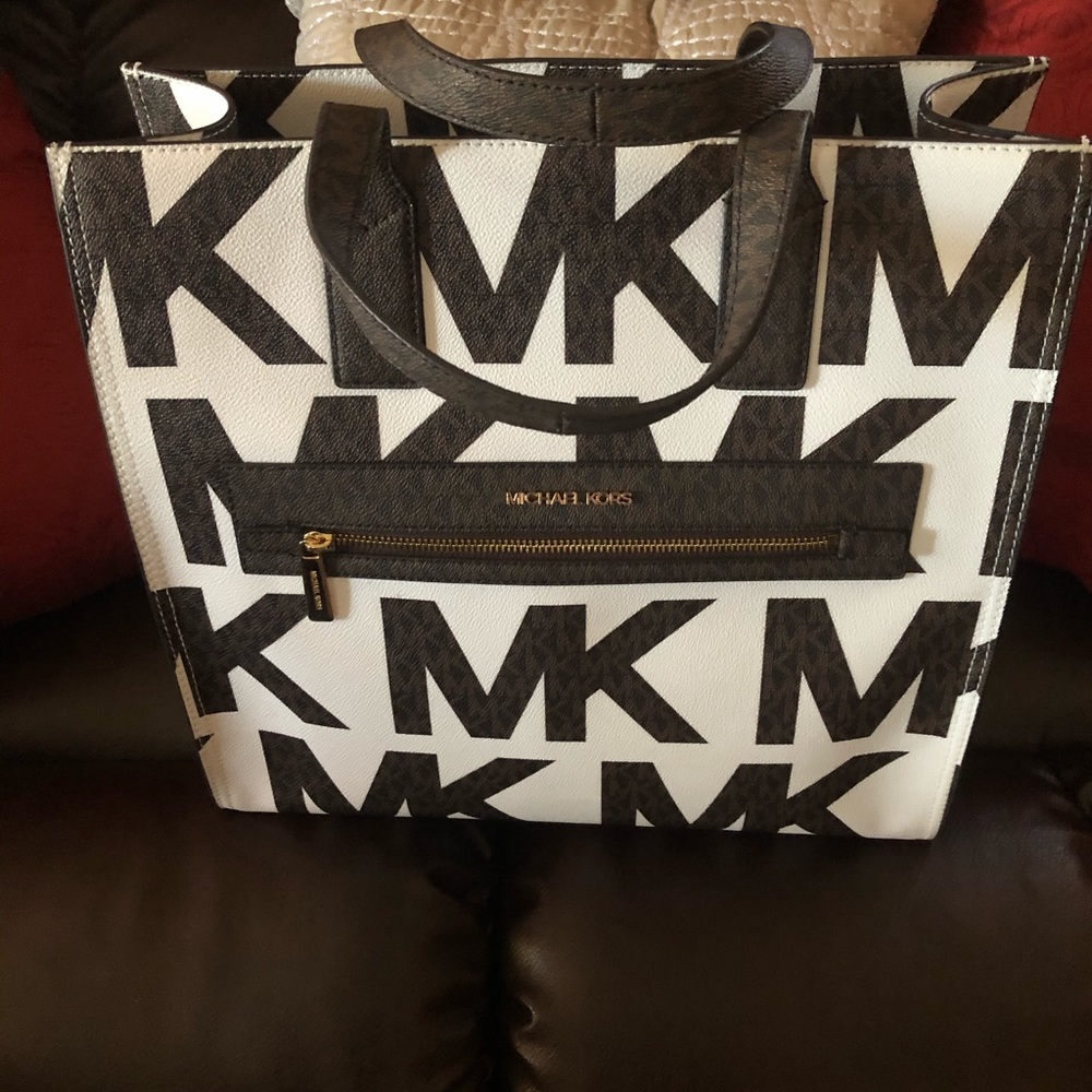 MICHAEL KORSKenly Large Graphic Logo Tote Bag